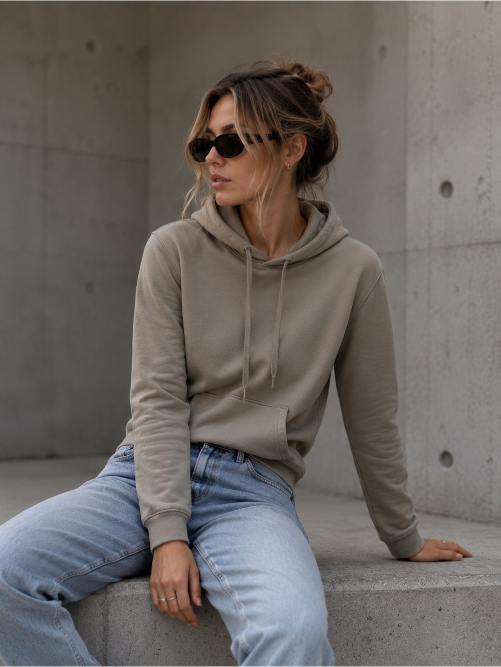 Athleta Retroplush Hoodie Sweatshirt Cotton Blend Small Athleisure Comfy